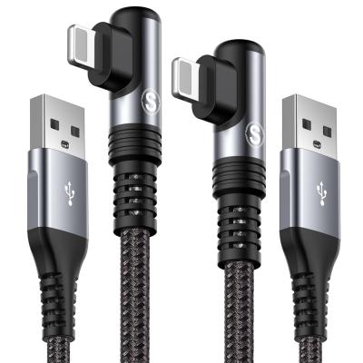 USB A to Ligtning Right Angle cable