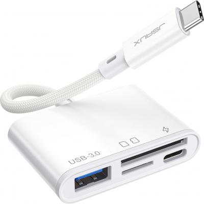 4-in-1 USB C SD Card Reader
